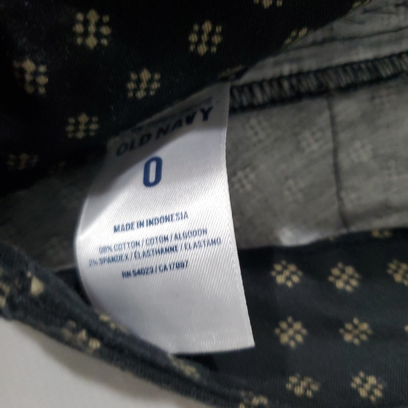 Old Navy Pixie Brown Small Patterned Pants - Picture 4 of 4